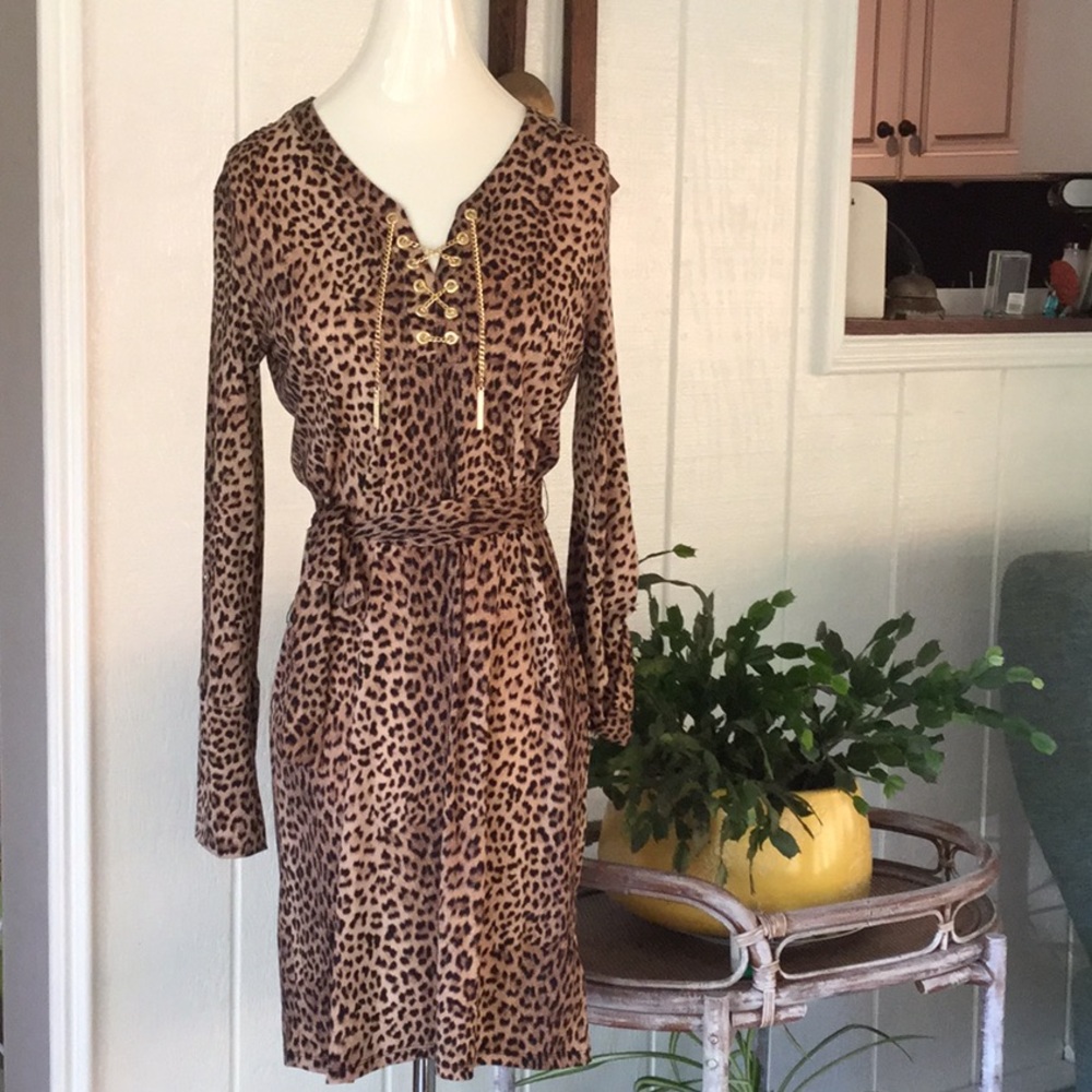 Michael Kors animal print dress.